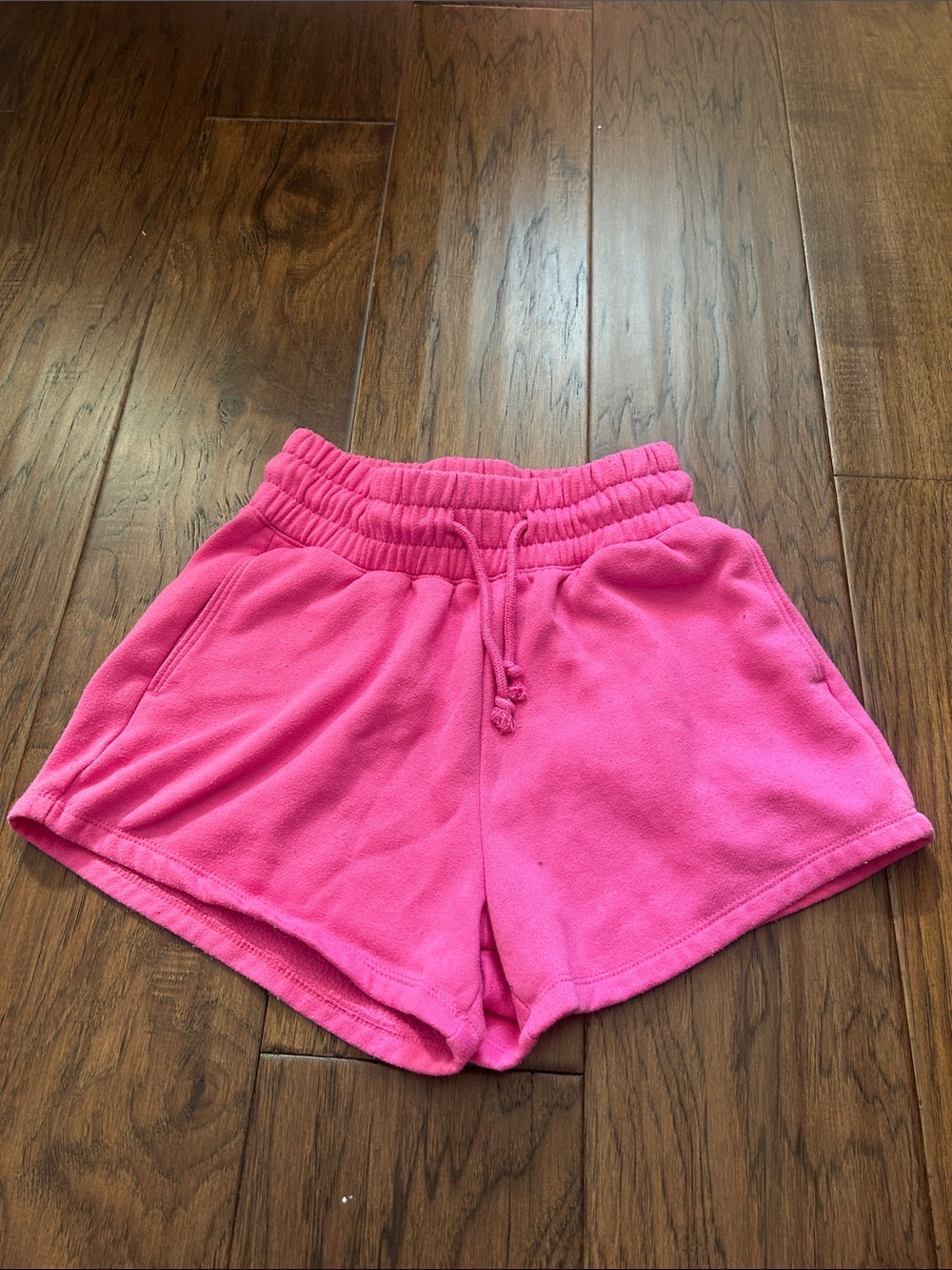 Aeropostale Hot Pink sweatshorts high rise